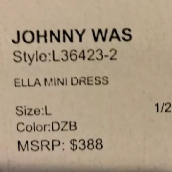 Johnny Was Ella Silk-Blend Geometric Eyelet Minidress
NWT - Picture 12 of 12